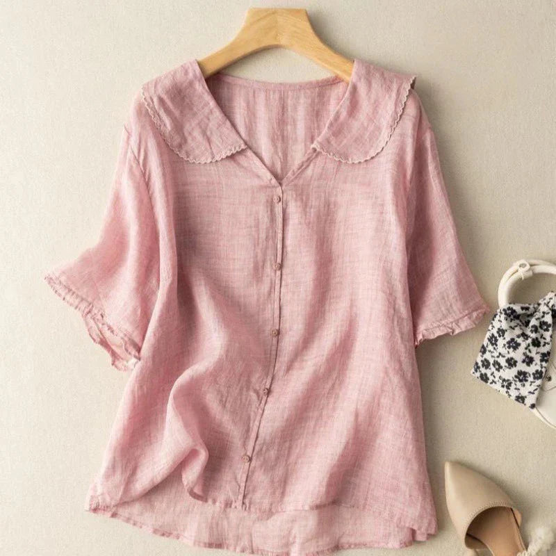 Adele ™ - Linen Blouse