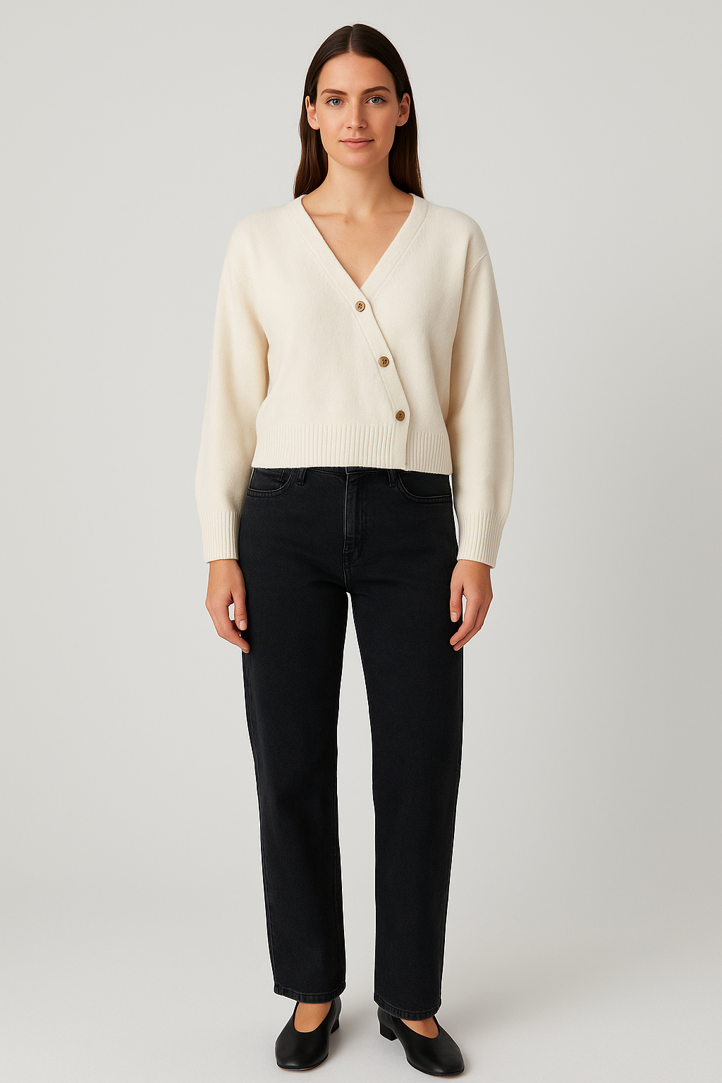 Allira™- V-Neck Sweater Cardigan