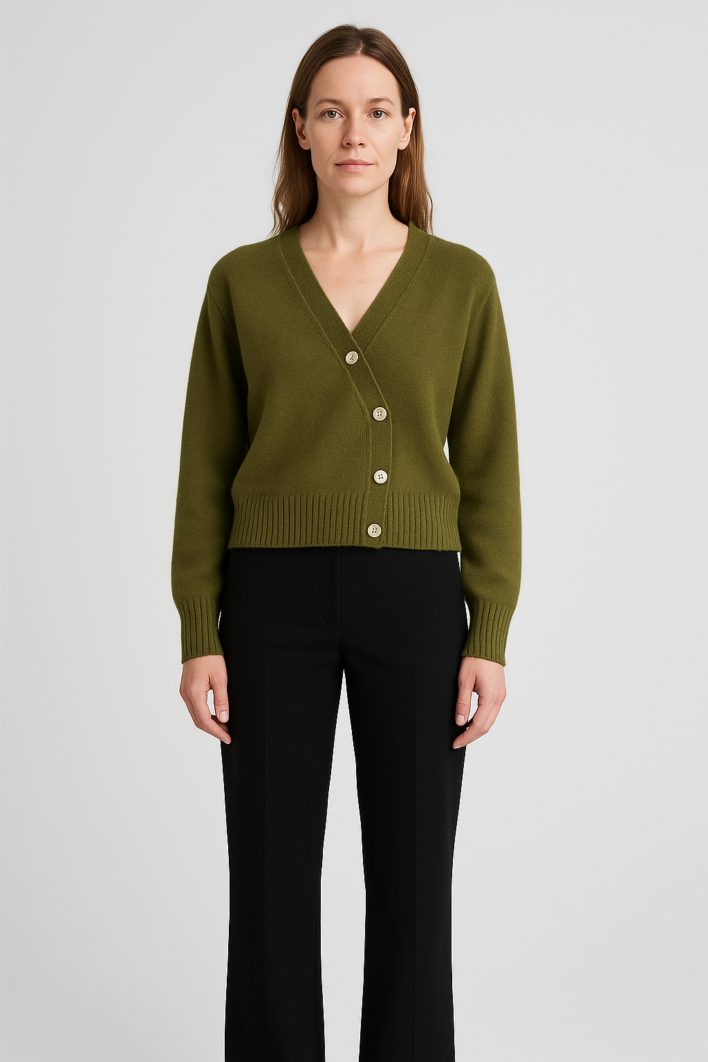 Allira™- V-Neck Sweater Cardigan