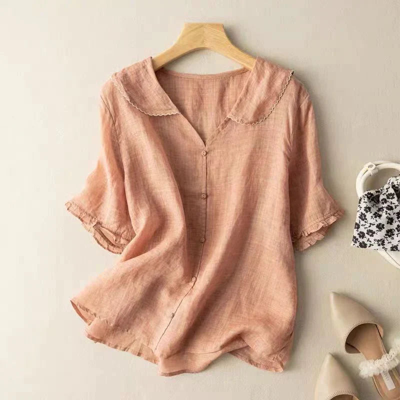 Adele ™ - Linen Blouse