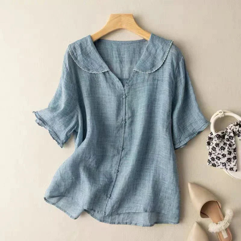 Adele ™ - Linen Blouse