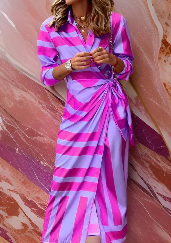 Aliyah™ - Wrap Dress with Print