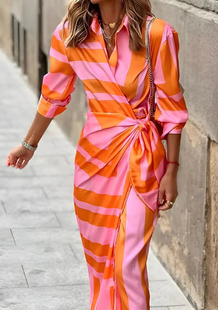 Aliyah™ - Wrap Dress with Print