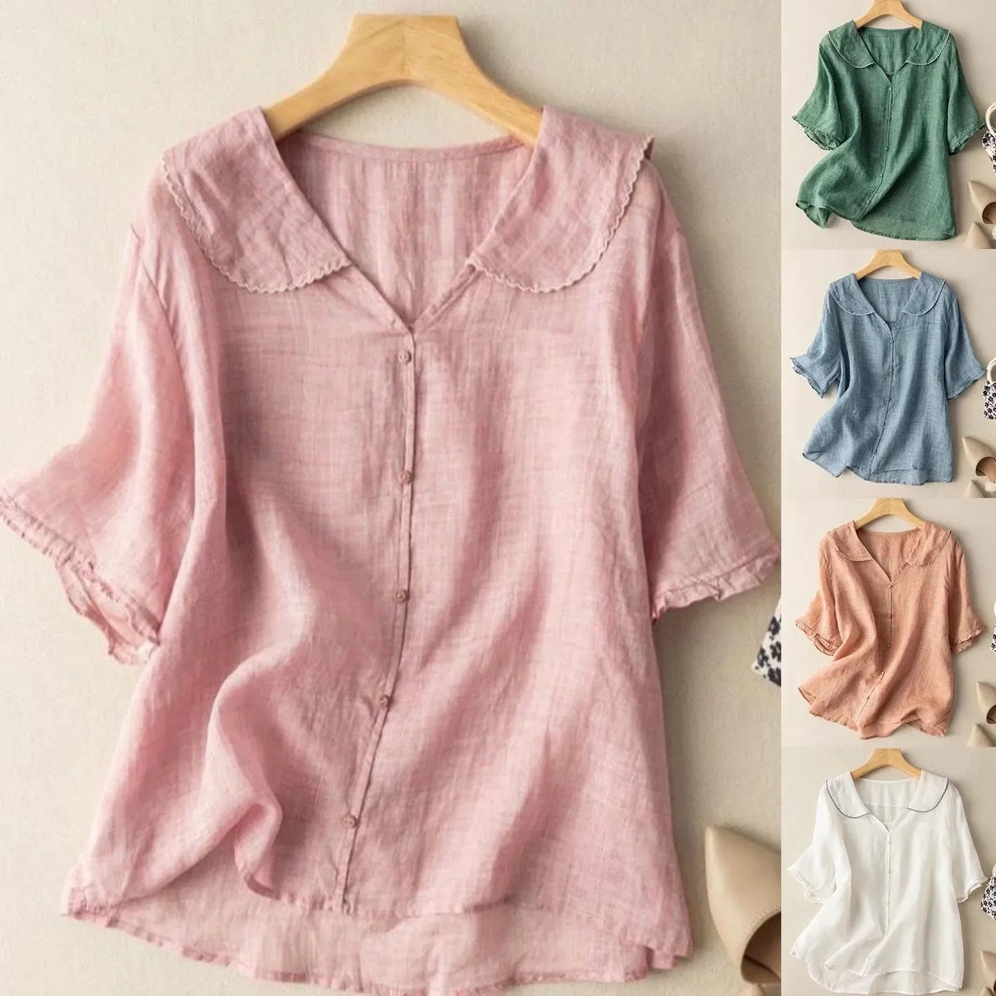 Adele ™ - Linen Blouse