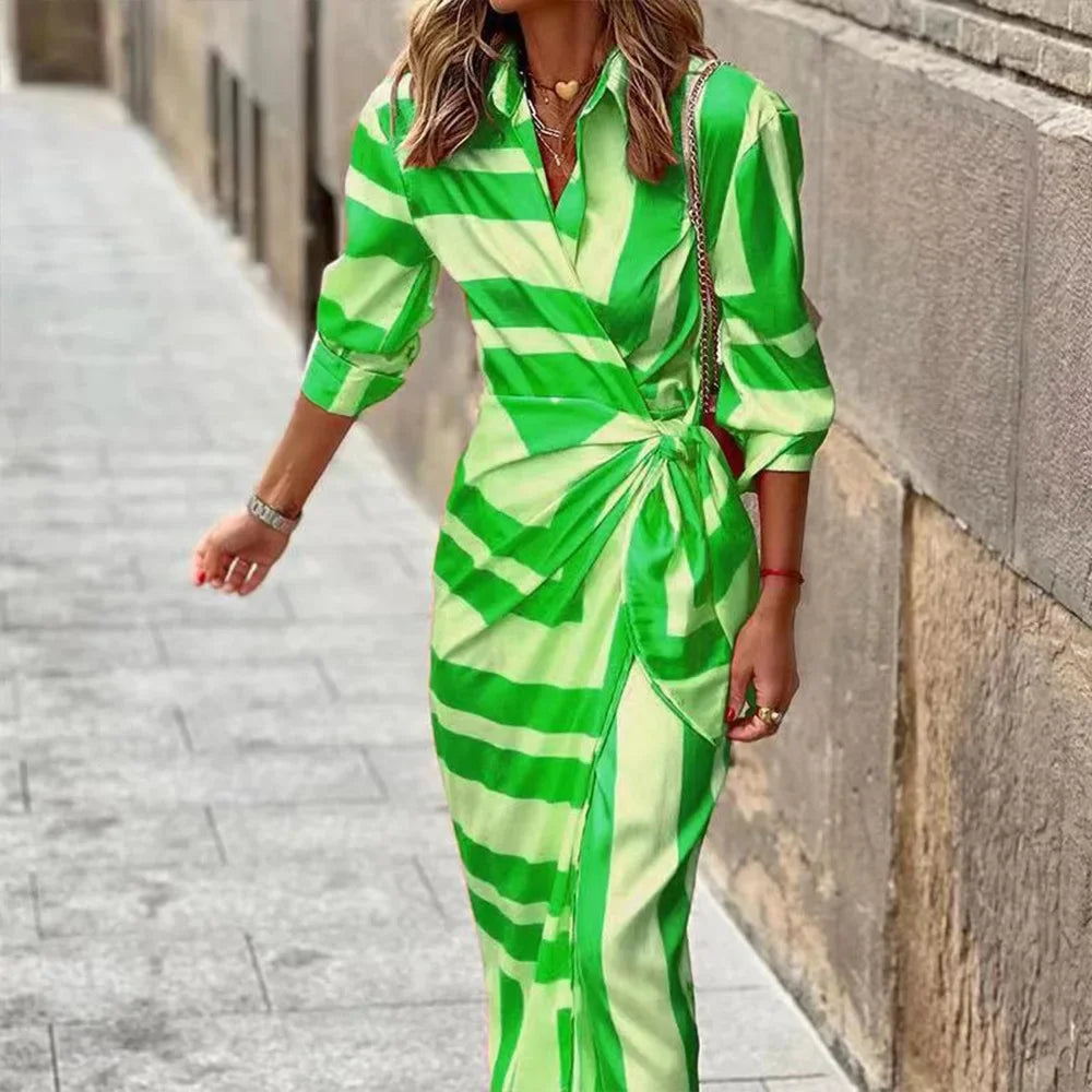 Aliyah™ - Wrap Dress with Print