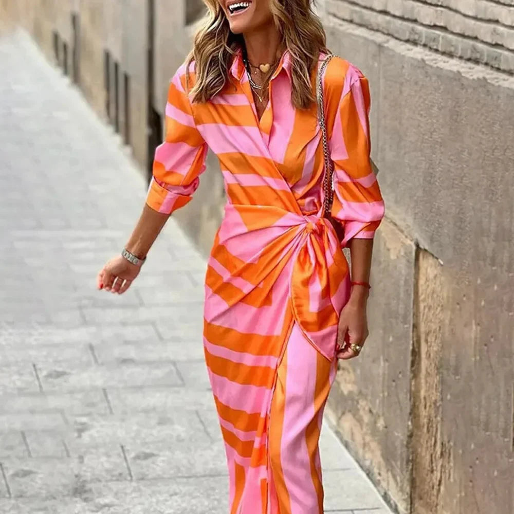 Aliyah™ - Wrap Dress with Print