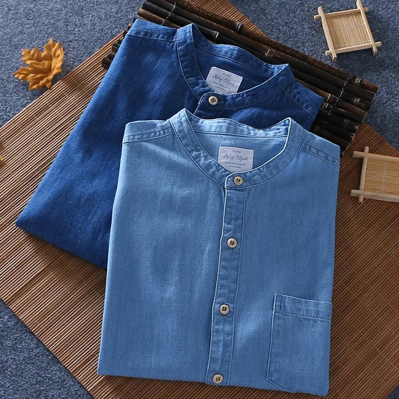 Button Denim Shirt