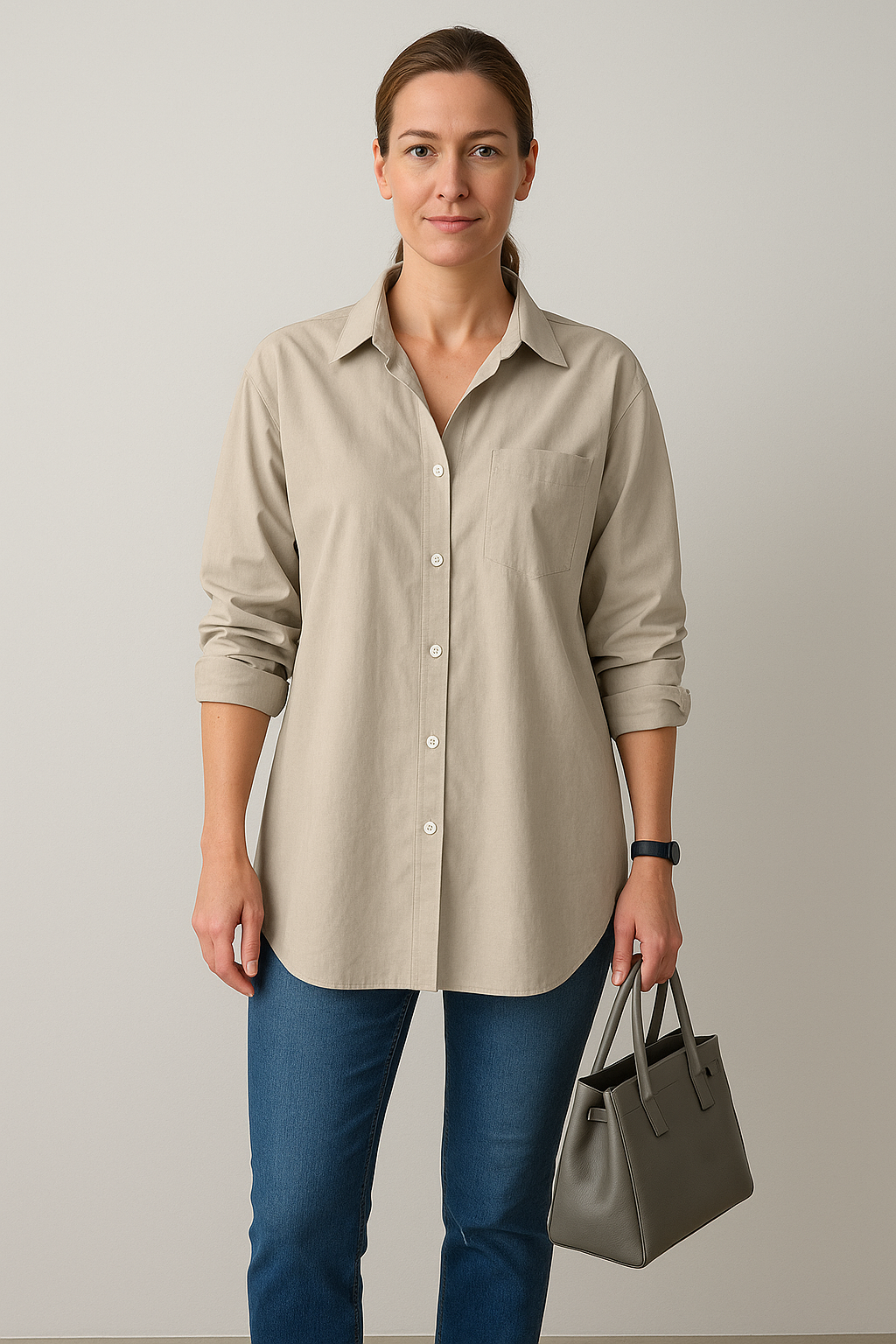 Tracy™ - Elegant Blouse Stylish Oversize Shirt.