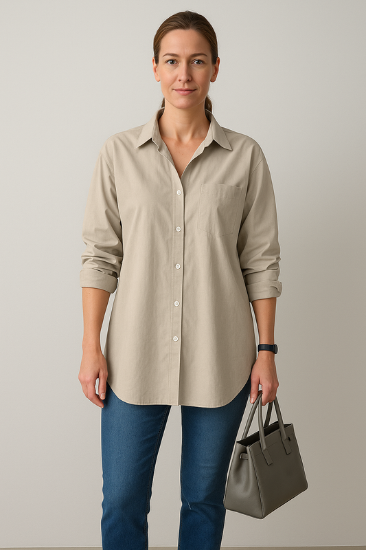 Tracy™ - Elegant Blouse Stylish Oversize Shirt.