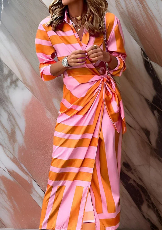 Aliyah™ - Wrap Dress with Print